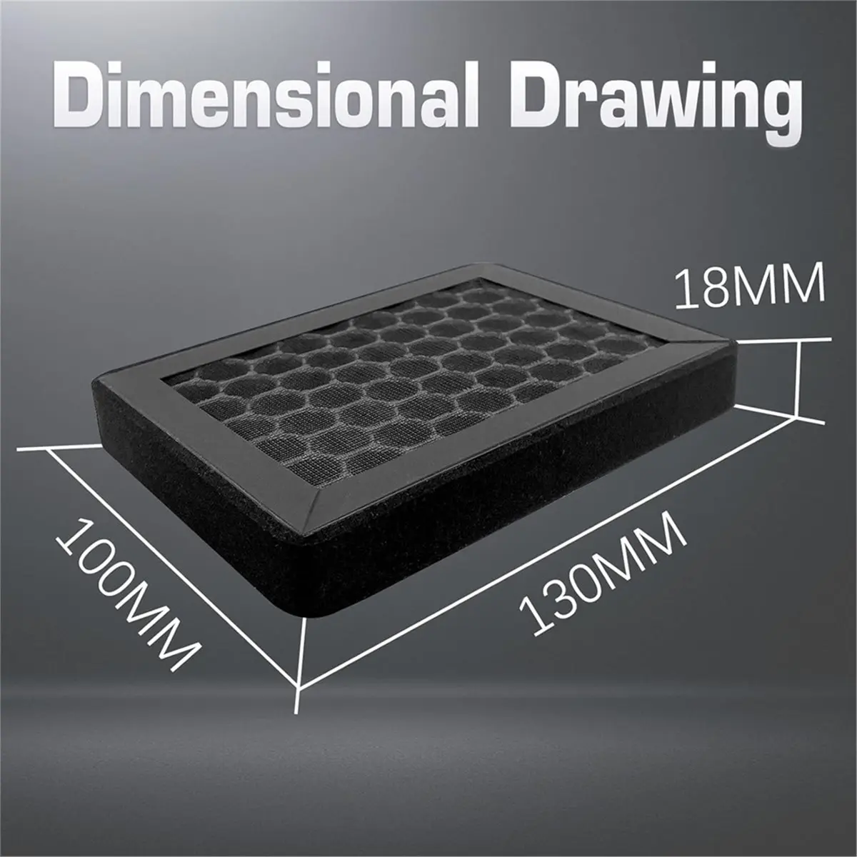 A20I 2Pcs HEPA 13 & Activated Carbon P2S Air Filter for P2S External Exhaust Fan 3D Printer P2S Filter Replacement