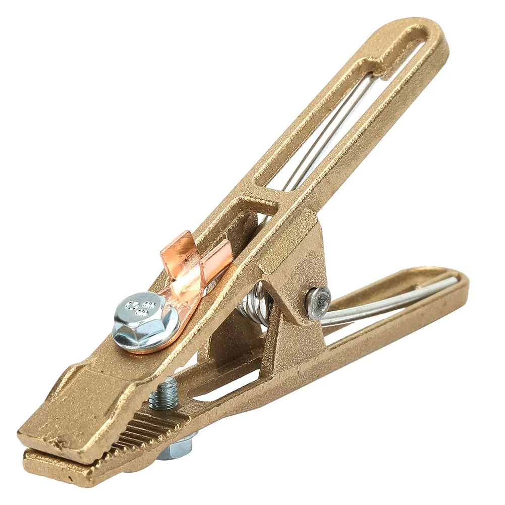 Brass Welding Clamp 260/300/500A Brass Material A Shape Ground Welding Earth Clamp for Welding Machine