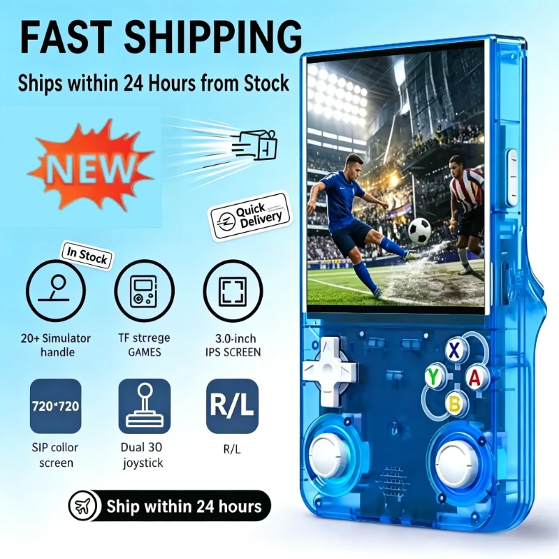 Gaming Console R36 Ultra - R36ULTRA Open Source Retro Pocket Handheld