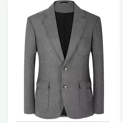 Men's Herringbone Wool Blend Tweed Hunting Jackets Men's Blazer Elegant Man Suit Jacket Italy Retro New Style Jacket Man Coat