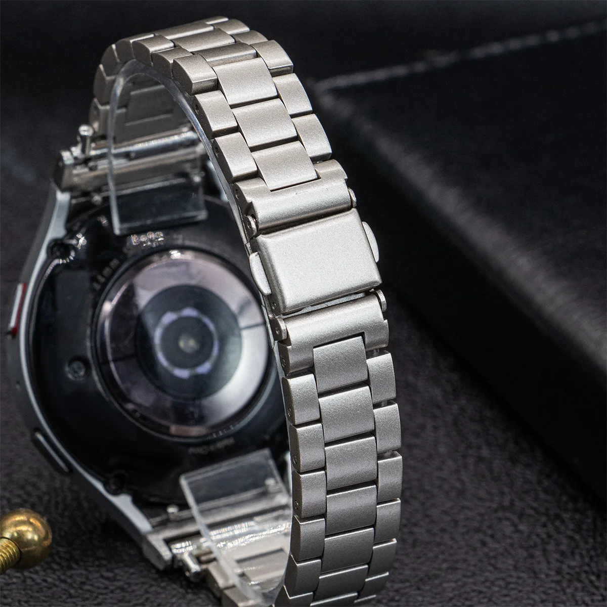 Быстросъемный ремешок из нержавеющей стали без зазоров для Samsung Galaxy Watch 6 Classic 43 Galaxy 7 6 5 4 44 40 мм 5Pro45 Браслет с маленькой талией
