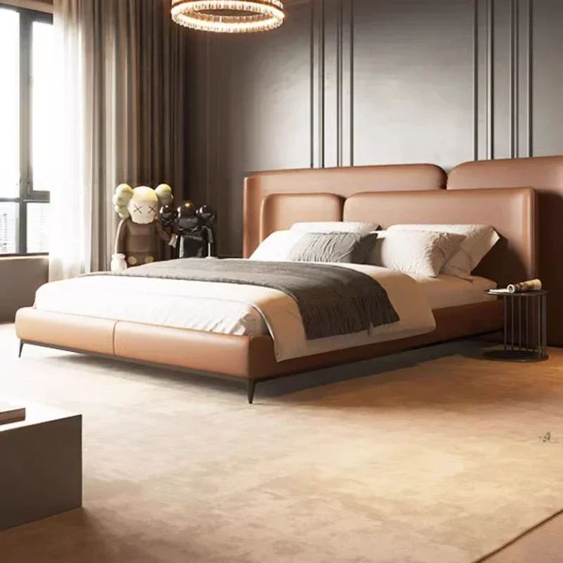 

Double Bed Bedroom Home Furniture Composite Leather150 X 200 Bed Heads Headboard High King Twin Wood House Camas De Dormitorio