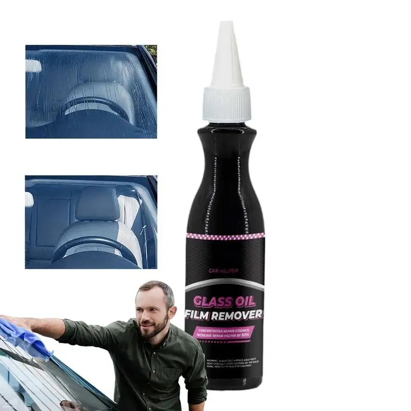 Car Glass Oil Film Remover Glass Oil Film Removal Gentle Car Window Cleaner Car Glass Cleaner Long-Lasting For Cars Trucks