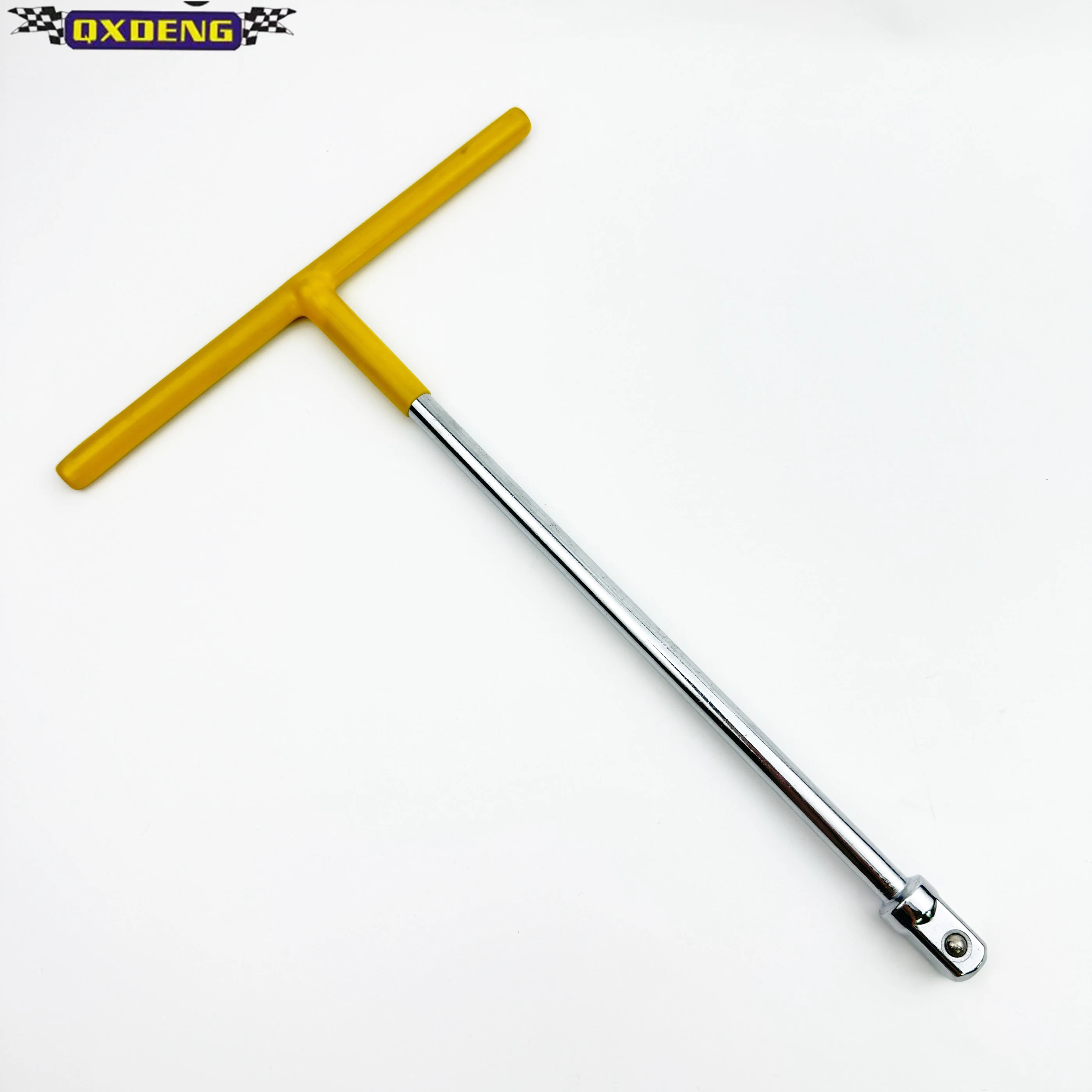 0046 Yellow Portable Repair Hand Tools High Quality T-Shape T-Handle Wrench Hex Socket Wrench 27*19cm 27 cm/10.63 inch 1/2 inch