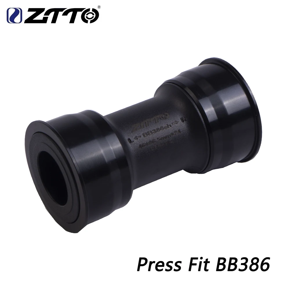 ZTTO Press Fit Bottom Bracket Cycling Axle for 86.5mm/46mm Frame to EVO 24mm PF BB386 30mm 29mm DUB Compatible Bike Crankset