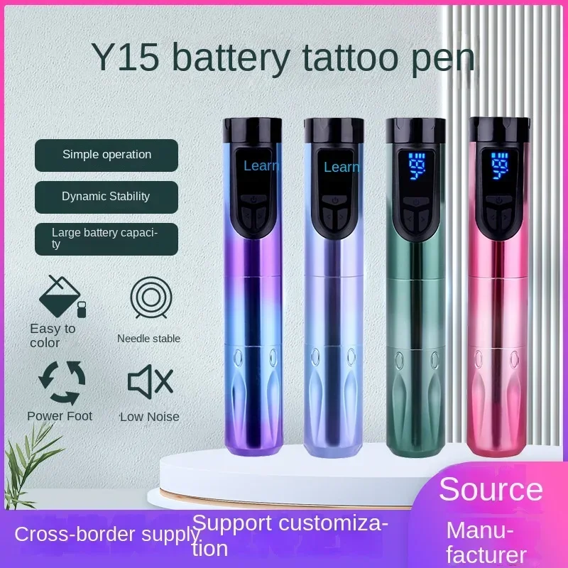 Tattoo Material Wireless Tattoo Pen Mobile Tattoo Machine Battery Pen  Hair Machine Power  Pen