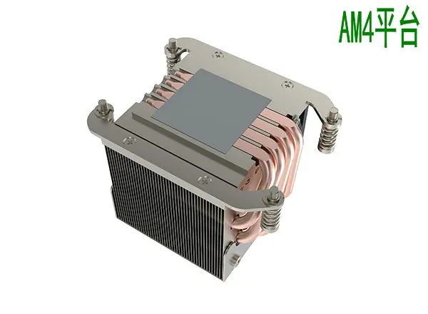 

For 2U115X 1200 1700 2011 AM4 AM5 Radiator 4 Heat Pipe