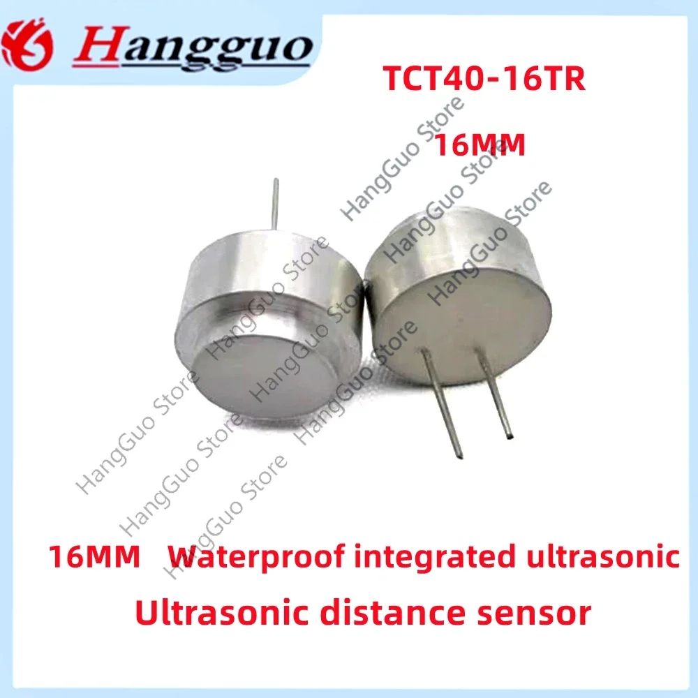 

5-10Pcs/Lot TCT40-16TR 16-40K waterproof integrated ultrasonic 40KHZ 16mm ultrasonic ranging sensor Waterproof sealed probe