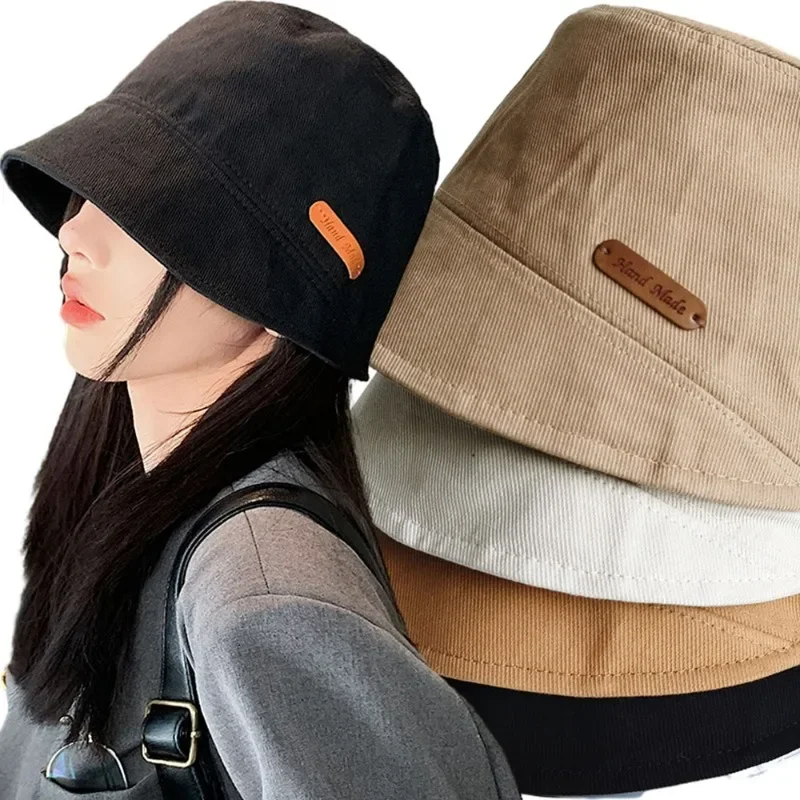 Foldable Fisherman Hat Washed Denim Bucket Hats Unisex Fashion Bob Caps Hip Hop Gorros Men Women Panama Bucket Cap 2024 NEW