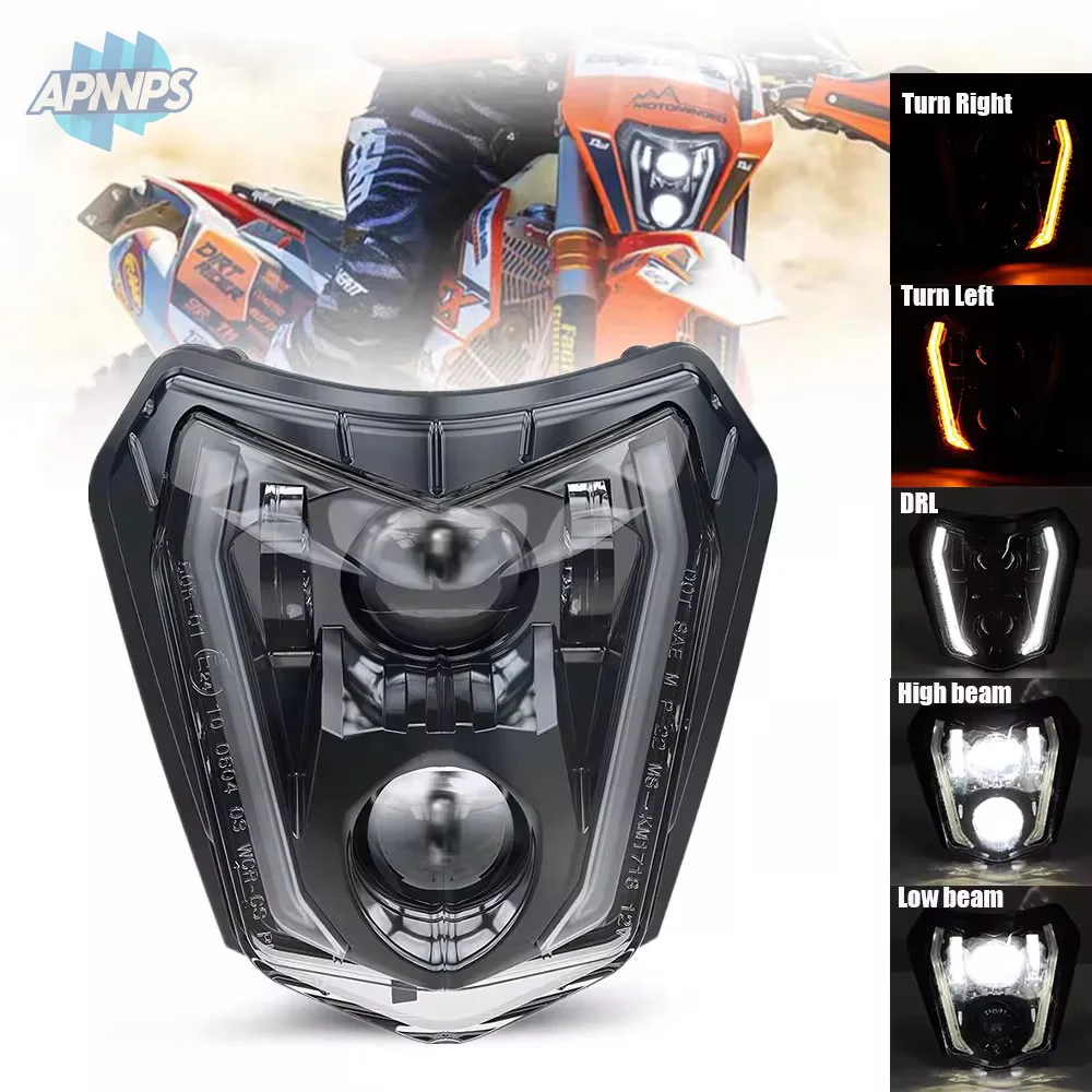 �y�Z�[�����zLED�w�b�h���C�g �E�C���J�[ �I�[�g�o�C �w�b�h�����v KTM EXC SXF XC XCF 250 350 450 500 690 Enduro R SMC-R ���g�N���X �A�N�Z�T���[