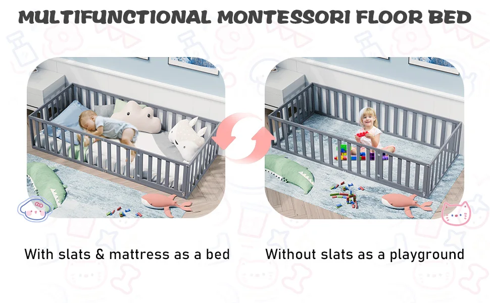 Cama Montessori multifuncional