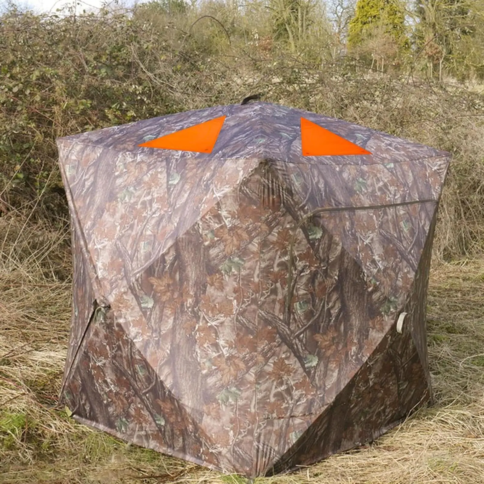 Blaze Orange panneau aveugle accessoires de chasse magnétiques 4 pièces aimants Blaze panneaux de sécurité pour tente sac à dos course en plein air