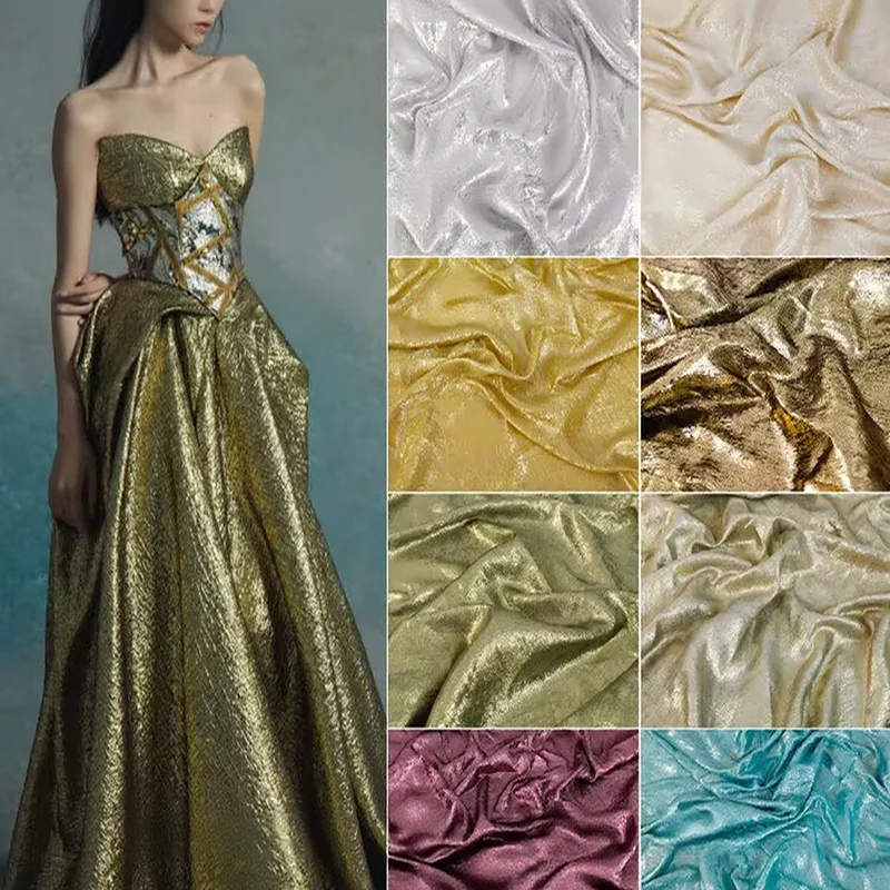 150cmX50cm DIY Hand Nähen Gold Samt Stoff Stretch Diamant Glanz Tuch Weiches Eis Samt Puppe Brieftasche Weihnachtsverpackung