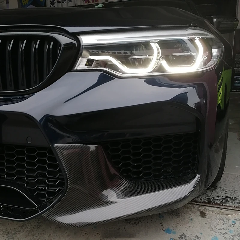 

MP style carbon fiber front bumper lip spoiler is suitable for BMW 5 Series G30 G38 converted into M5 bumper