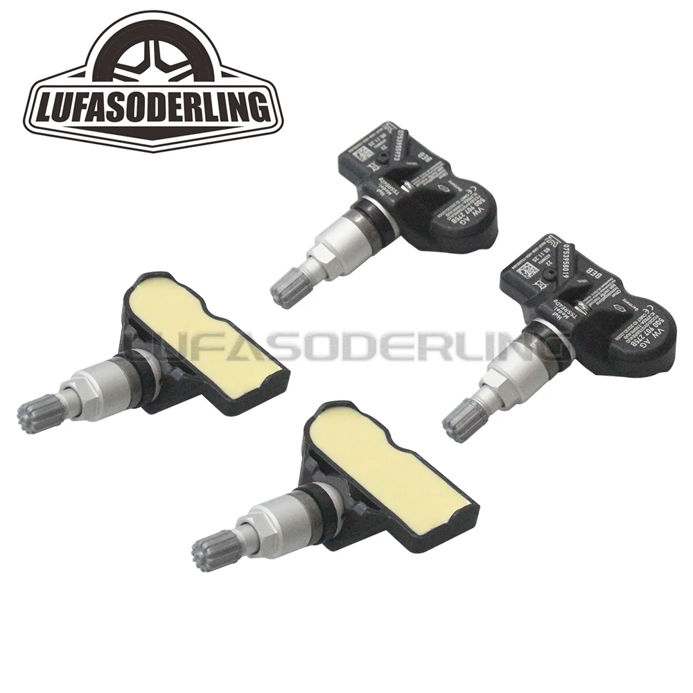 

4 датчика давления в шинах TPMS для VW Amarok, Arteon, Caddy, CC, Crafter, Passat 2N0907251, 3AA907275, 3AA907275B, 4D0907275, 5Q0907275