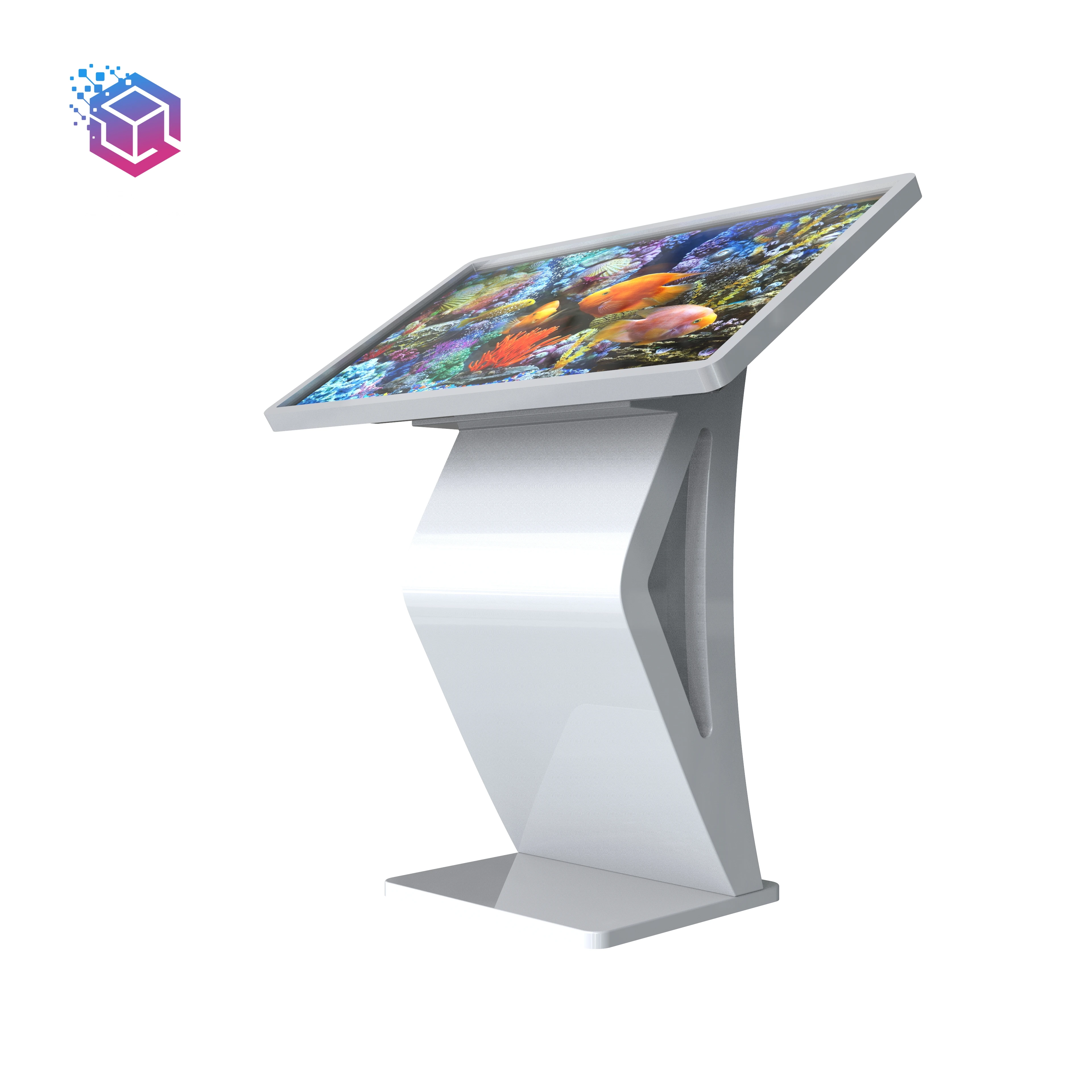 

Low Power Consumption Indoor LCD Advertising Kiosk - Dual OS Android/Windows Optional