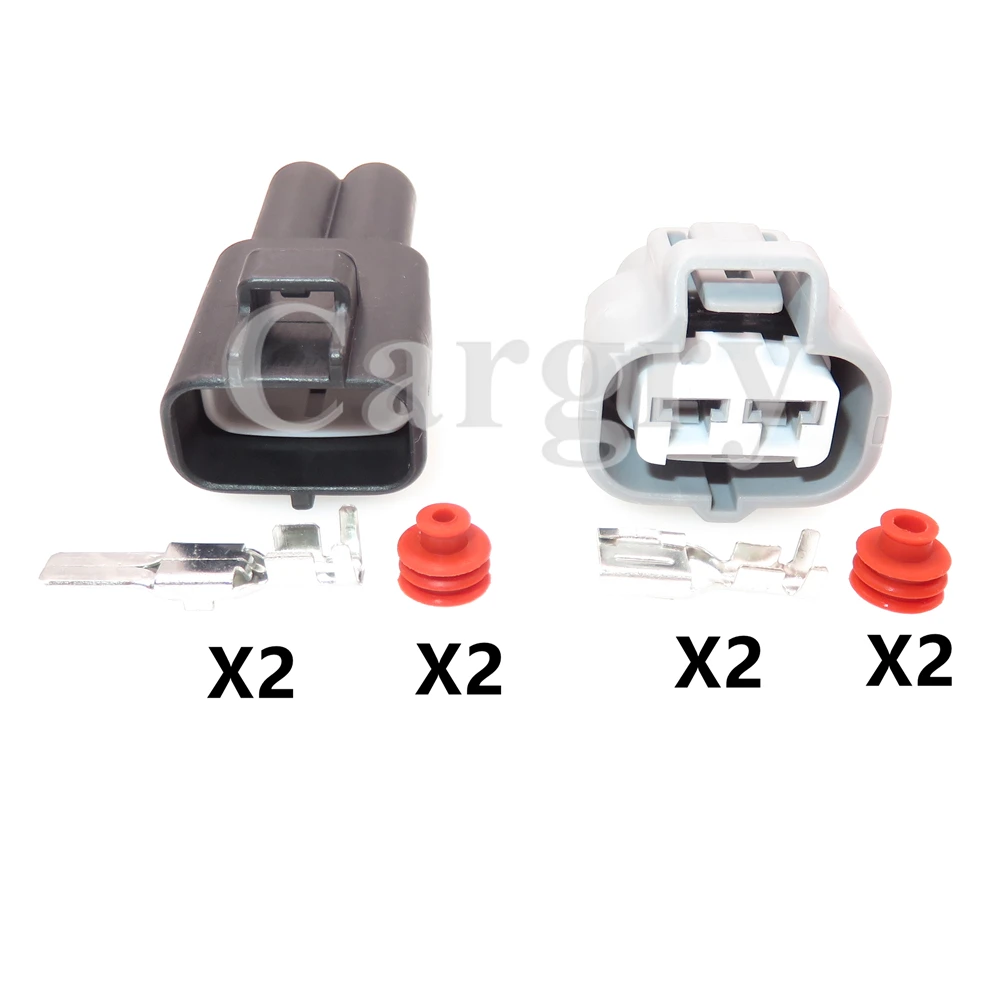 1 Set 2P 6189-0425 6188-0259 Car Waterproof Connector AC Assembly Auto Hydraulic Motor Electric Wire Socket For Toyota