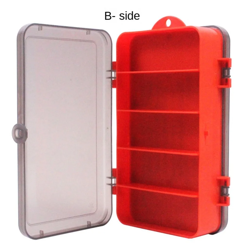Double-sided Double Sided Fishing Tackle Box Multi Compartments Sturdy Construction Fishing Storage Boxes Portable Sorting