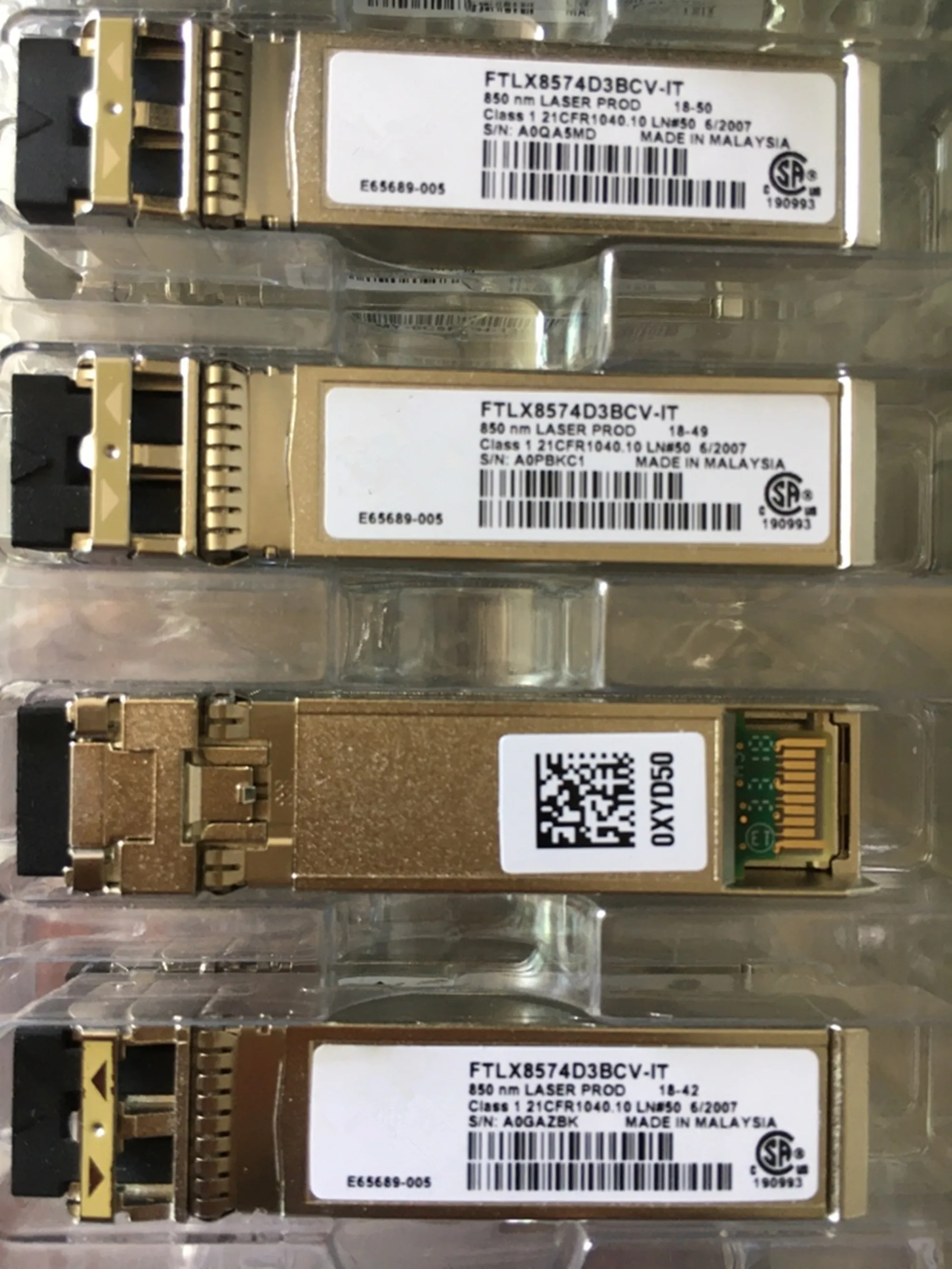 Módulo de fibra óptica FTLX8574D3BCV-IT IN-TEL 10G Sfp/X520 X710 82599 adaptador de red de interruptor módulo de fibra óptica General 10g