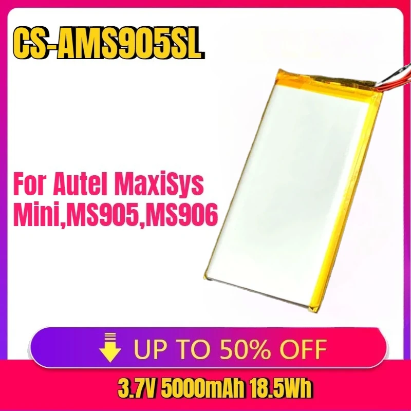 

5000mAh Battery MLP-5070111 for Autel MaxiSys Mini,MS905,MS906,MY905,MK808,MK808BT,MK808TS,MP808TS,DS808,MK808IM,MK906 MS908spro