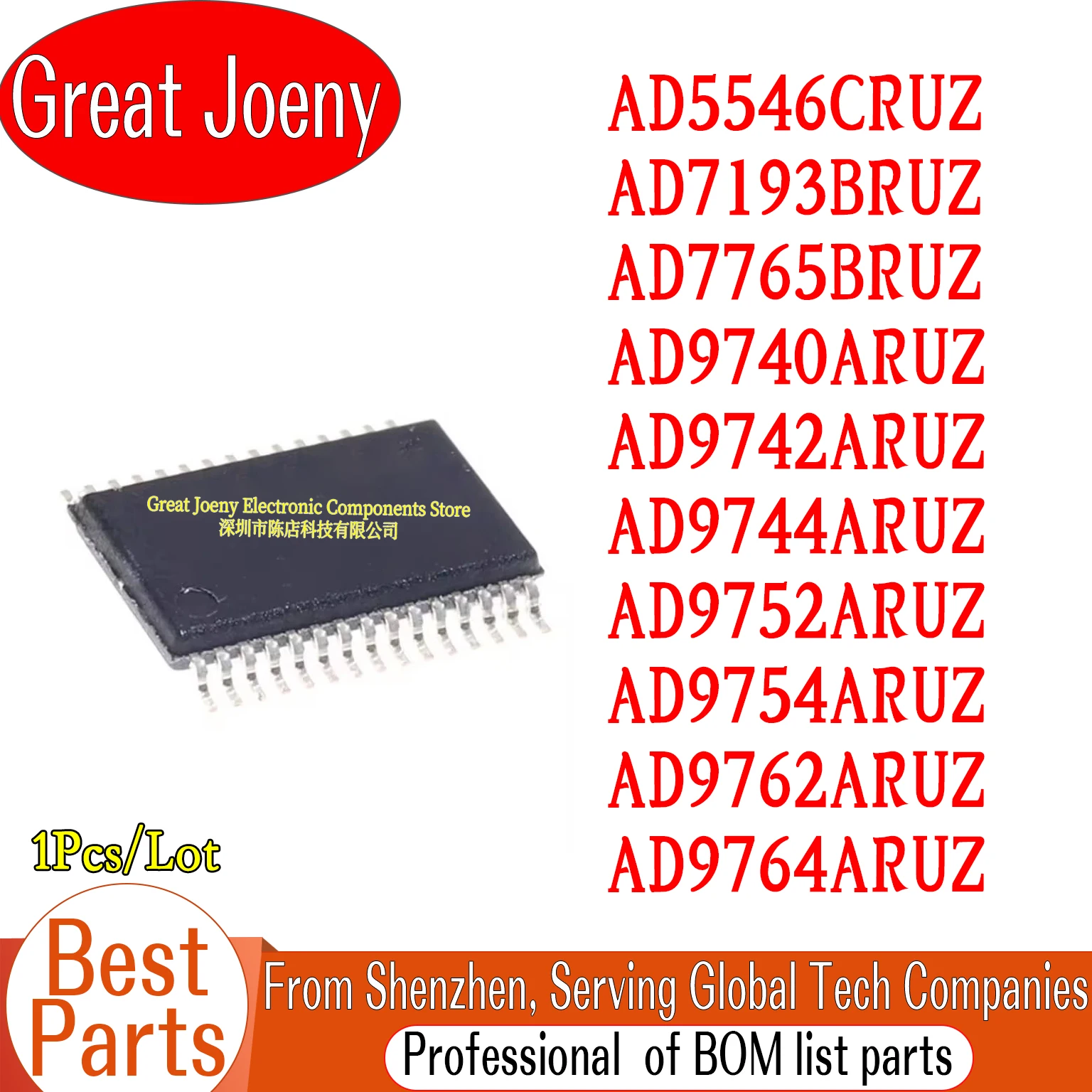 

AD5546CRUZ AD7193BRUZ AD7765BRUZ AD9740ARUZ AD9742ARUZ AD9744ARUZ AD9752ARUZ AD9754ARUZ AD9762ARUZ AD9764ARUZ IC Chipset