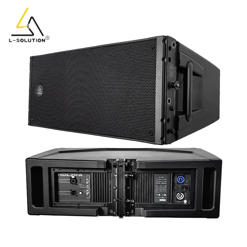 

R20 HDL20 HDL30 9006 Line Array Professional Powered Active Speaker Neodymium Magnet 10" 700W/1400W Hi-Res Audio Ethernet