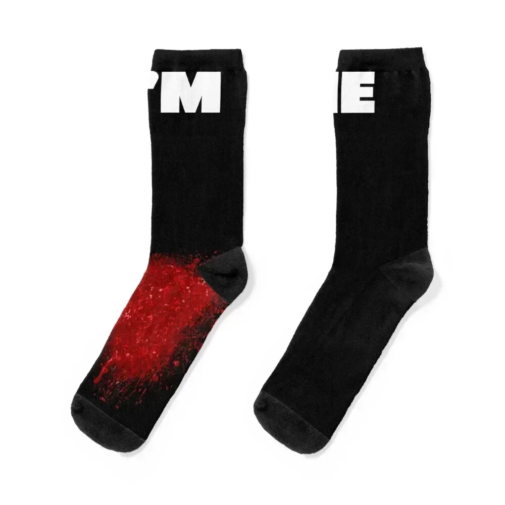 

Im Fine Blood Funny T-shirts Socks aesthetic Soccer Heating sock Boy Socks Women's