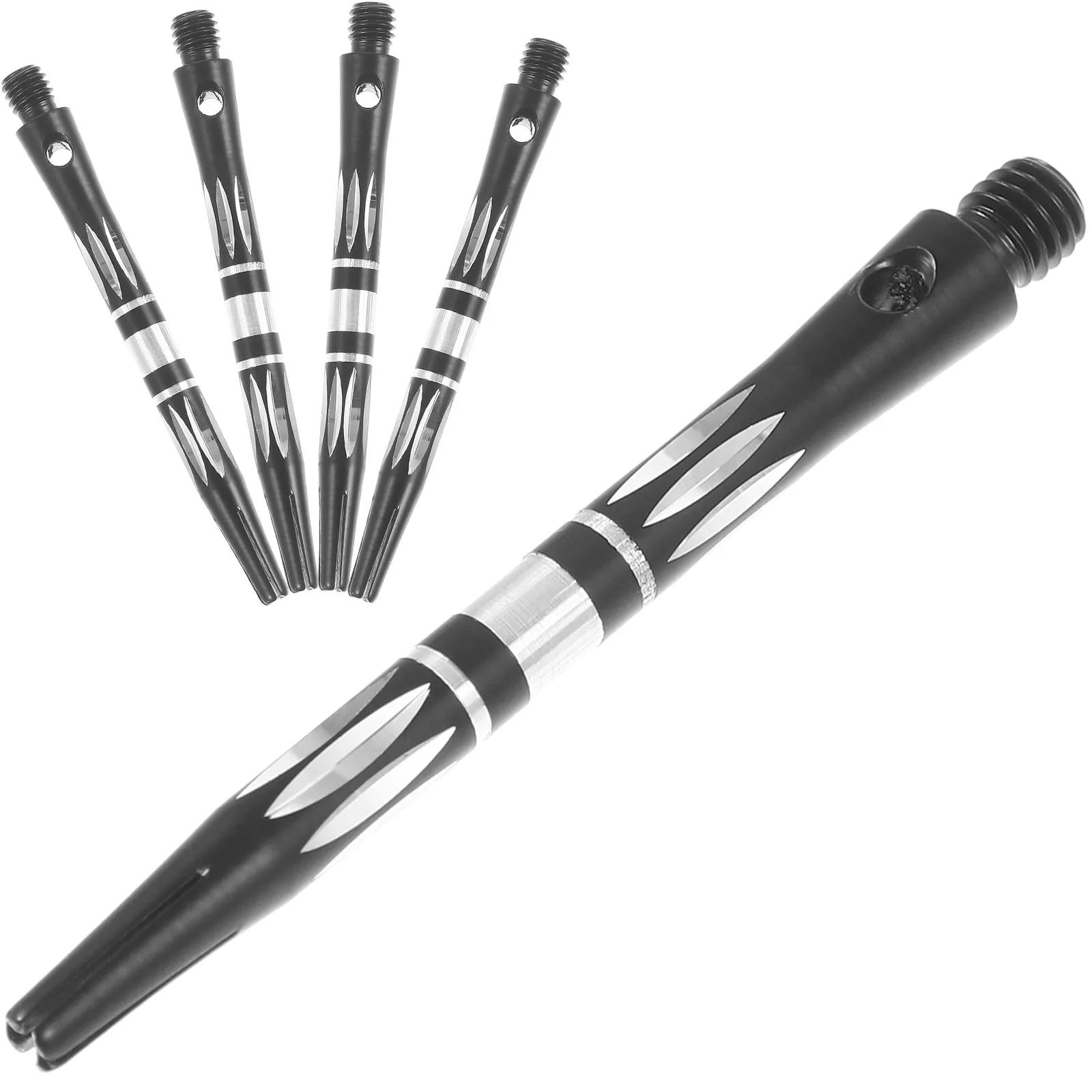 

5 шт. алюминиевых наконечников для дротиков, сменные аксессуары для энтузиастов, оптимизированная траектория полета, улучшенное управление