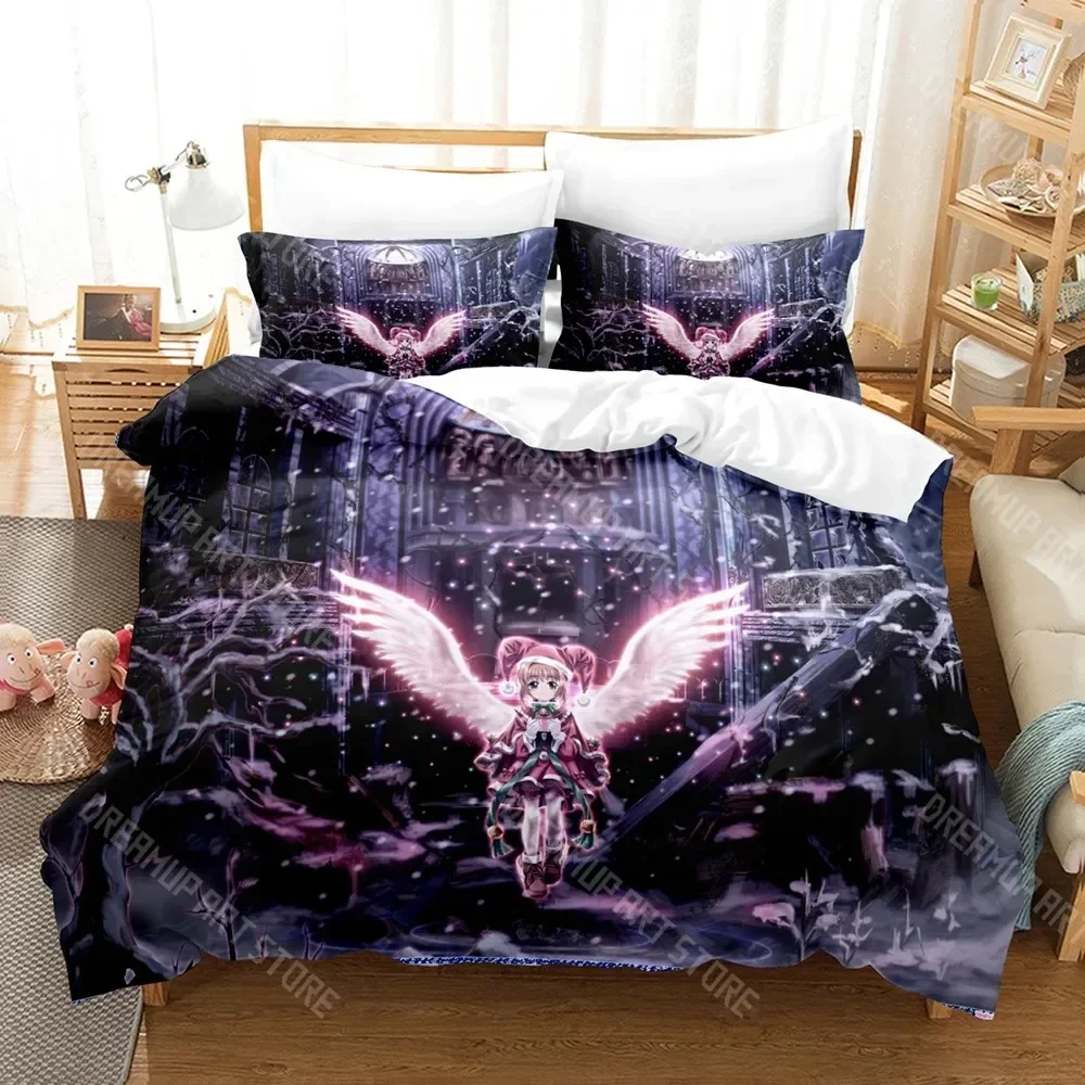 

3D Print Cardcaptor Sakura Anime Bedding Set Boys Girls Twin Queen Size Duvet Cover Pillowcase Bed Kids Adult Home Textile
