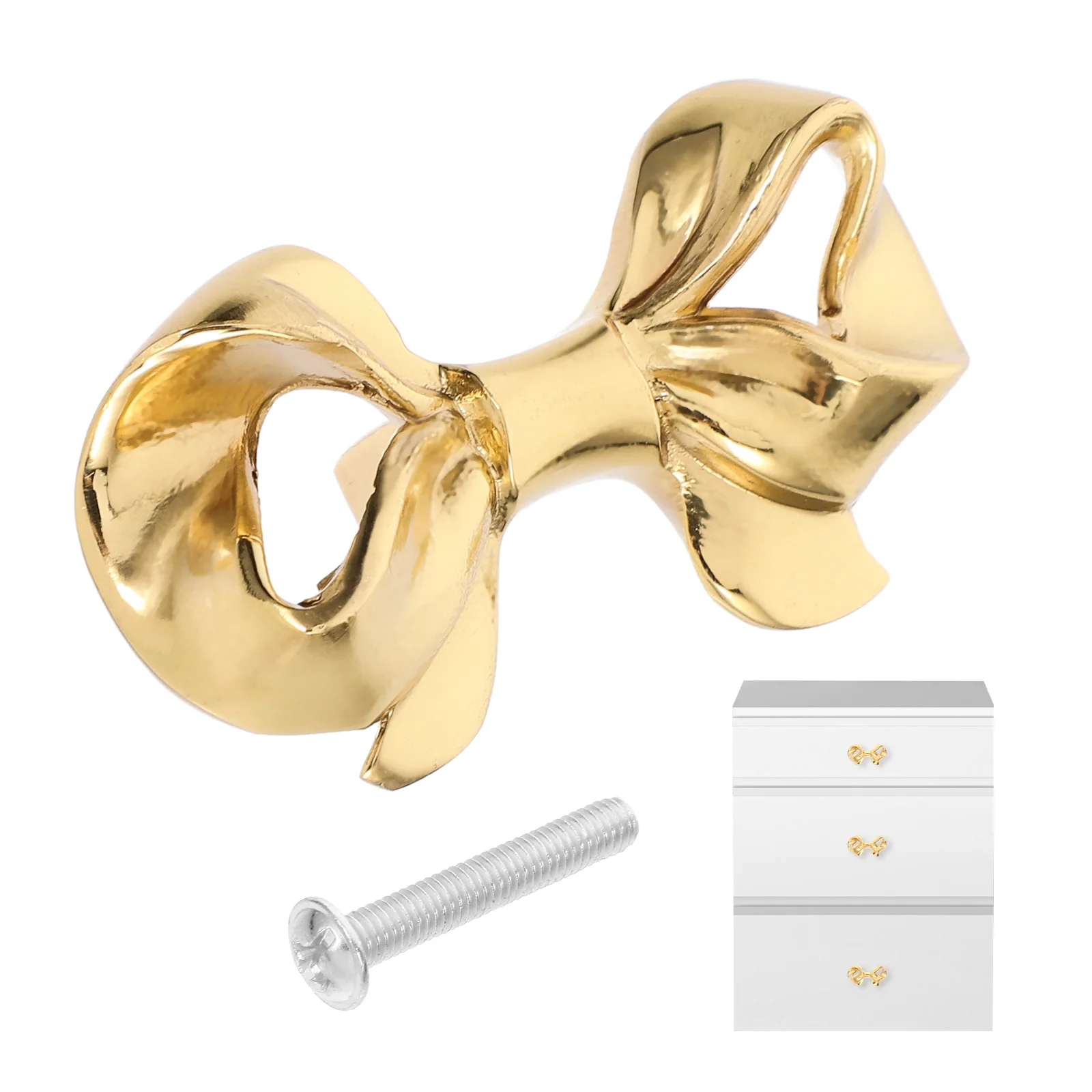 

Bow Handle Handles Pulls Bowtie Drawer Knobs Dressers Wardrobe Door Cabinet Parts Earrings