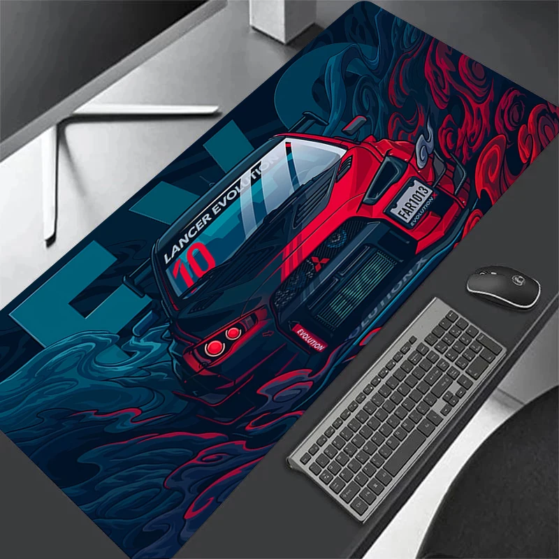 Rally Sports Racing Car Speed Drift GTR Race Cars Vehicle XL Mouse Pad Large Computer Non-slip Keyboard Desk Mat Racing Mousepad