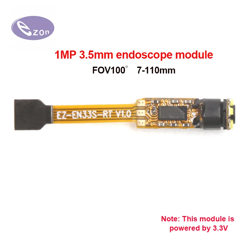 1MP 3.5mm USB ultra short endoscope module HD lens FOV100゜industrial pipeline auto repair adjustable focus EZ-EN33S-RT