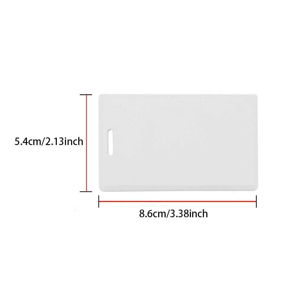 Tk4100 Tag Voor Toegangscontrole Systeem Read-Only Smart Chip Rfid Em4100 Dikke Kaart Badge Niet-Herschrijfbare Id-Kaart 125Khz Token