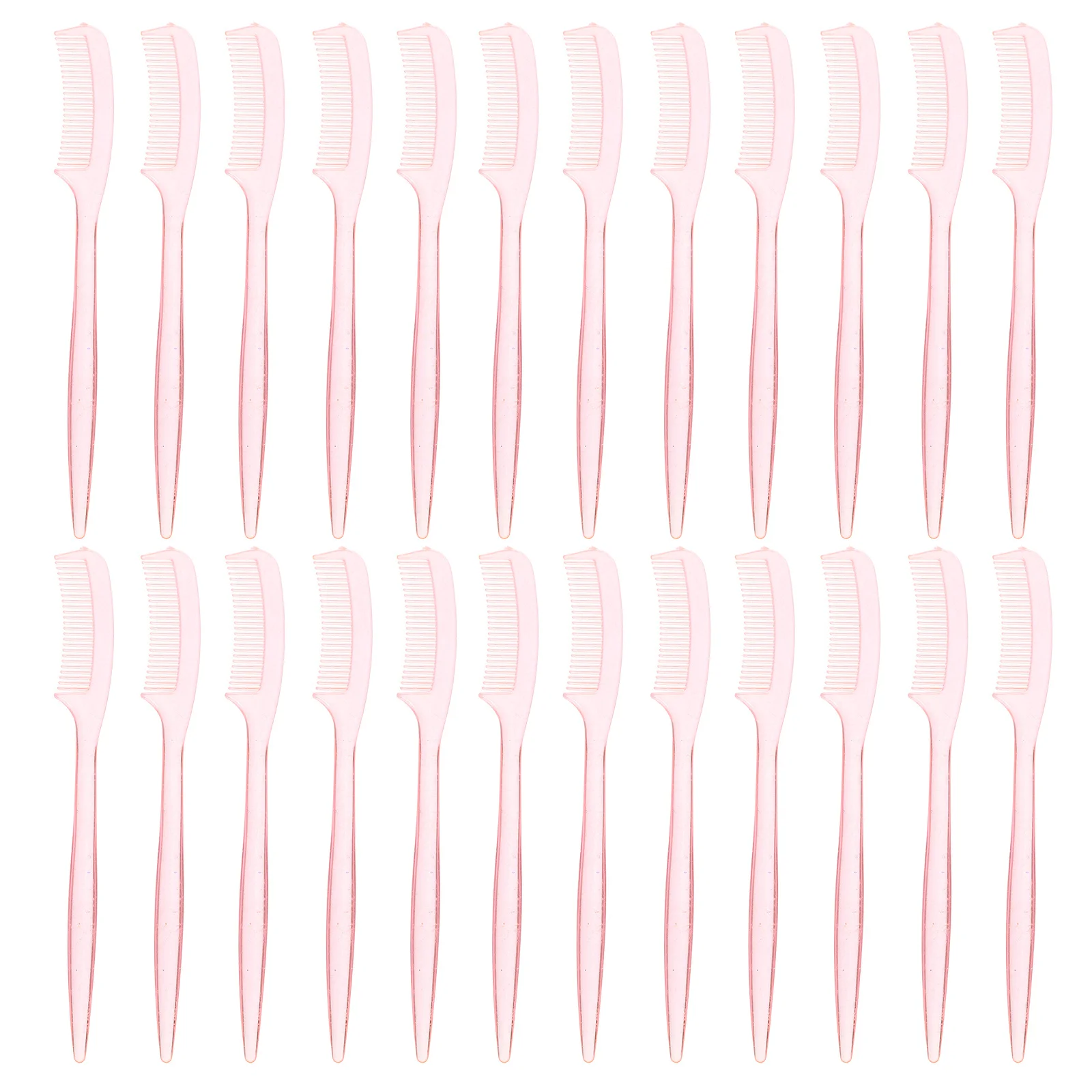 100Pcs Eyelash Comb Brow Brush Professional Makeup Tool for Eyelash Extensions Fake Lashes Mascara Application Salon Home Use