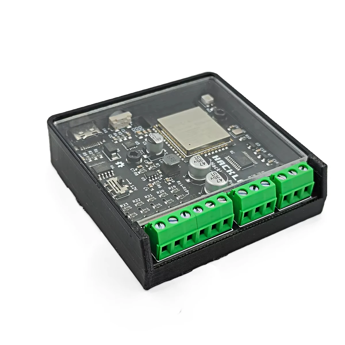 WLED Controller Supports 12V and 5V Power Supply Type-C Interface 2-way 2812 Light Strips 5-way PWM Control ESP32-WROOM Module
