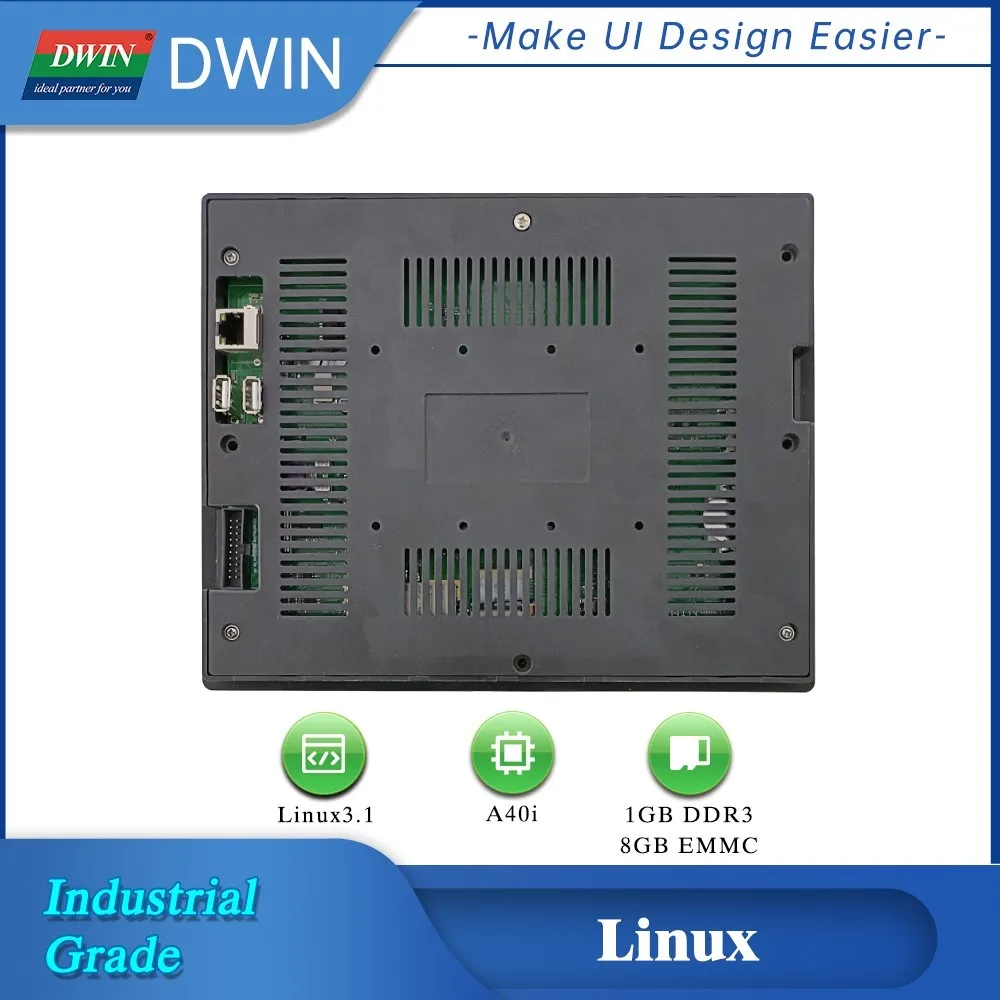 DWIN QT Development Linux Display 9.7inch 1024*768 TN Process TFT LCD Capacitive Touch Screen Panel