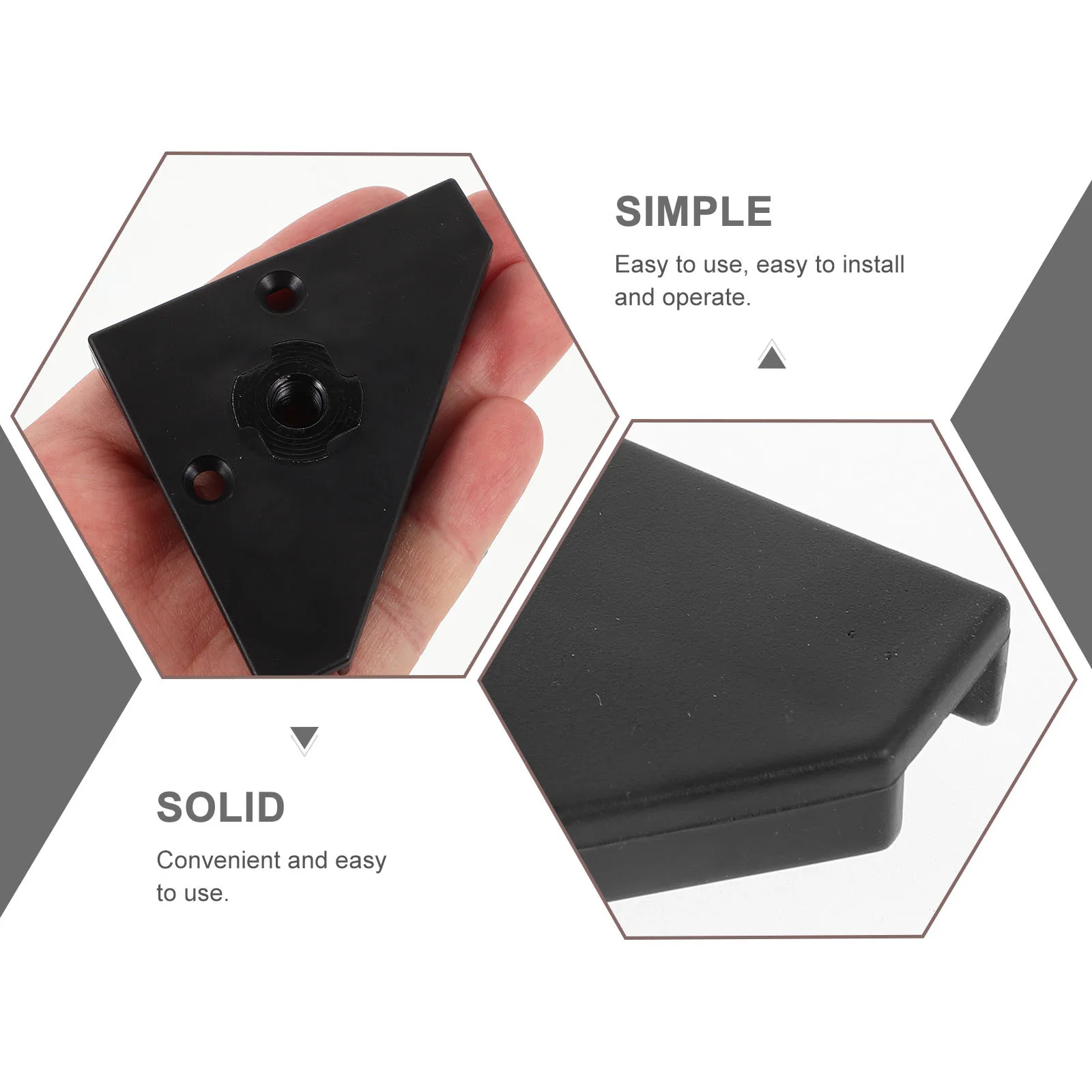 

4 шт. подушечки для ног настольного футбола, треугольные сменные коврики для ног, маленькие детали для настольного футбола, аксессуары, маленькие детали для настольного футбола