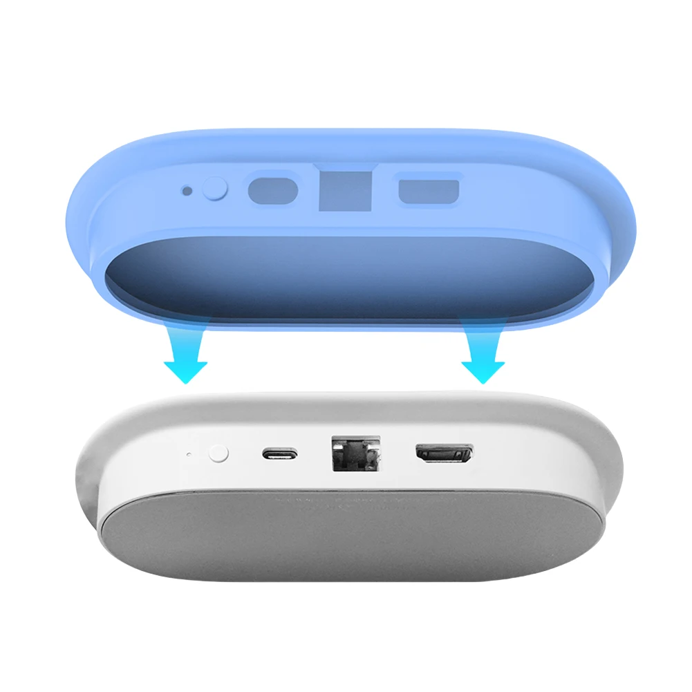 실리콘 보호 커버 안티 드롭 보호 케이스 보호 슬리브 Google TV 스트리머(4K) 콘솔용 소프트 실리콘 커버