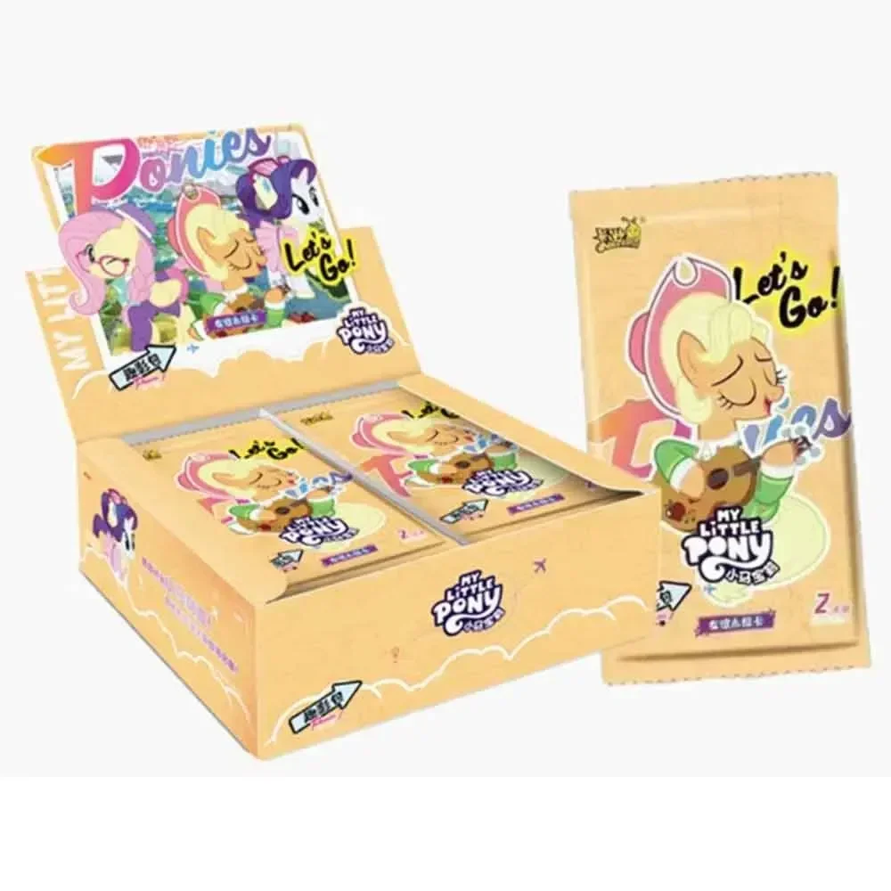 KAyou-Genuine My Little Pony Card, Cartões LSR, Cartões de Princesa, Cartão de Coleção Raro, Festa fofa, Presente de Brinquedo, Rara