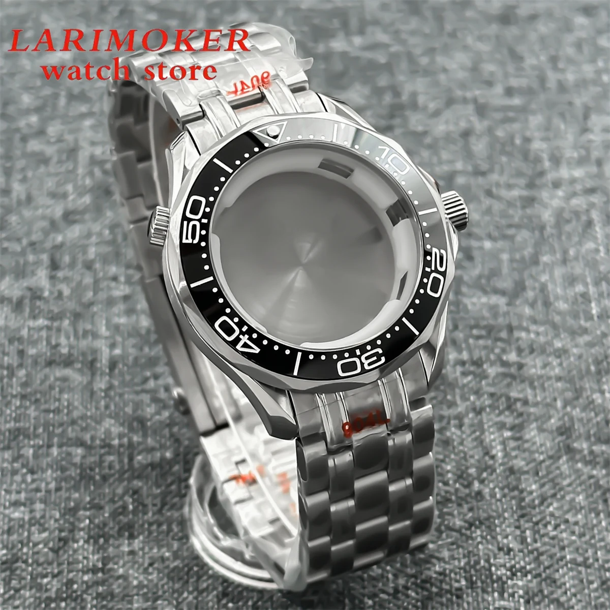 BLIGER-estuche cepillado de acero inoxidable 316L, vidrio de zafiro pulido, orejetas de diseño de doble cabeza, 41mm, NH34 35, ETA2824, PT5000