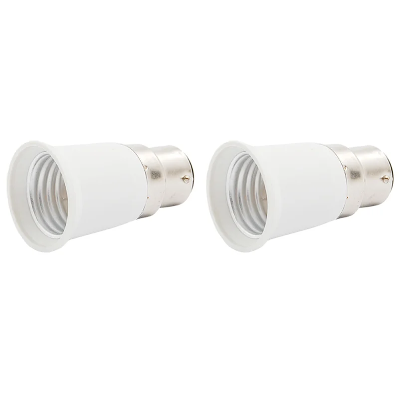 

ABUP-2X B22 To E27 Light Lamp Bulb Socket Adapter Convertor New