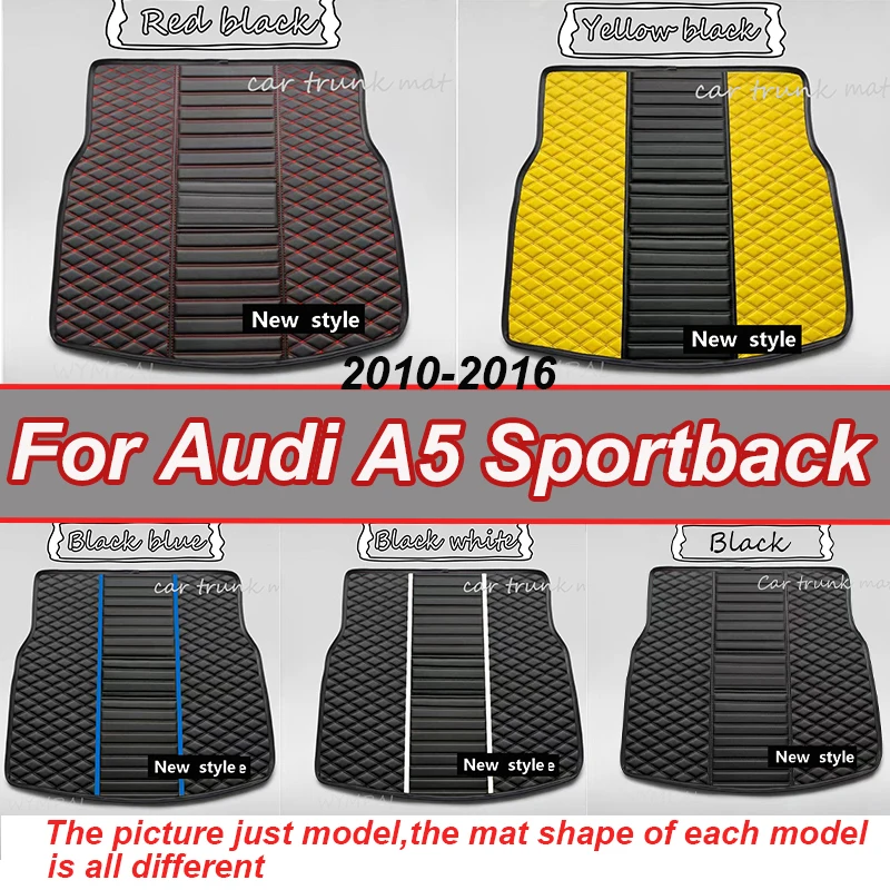 

Автомобильные коврики для Audi A5 Sportback 4-Door 2010 2011 2012 2013 2014 2015 2016 Коврик для багажника автомобиля Коврики для ног ковер