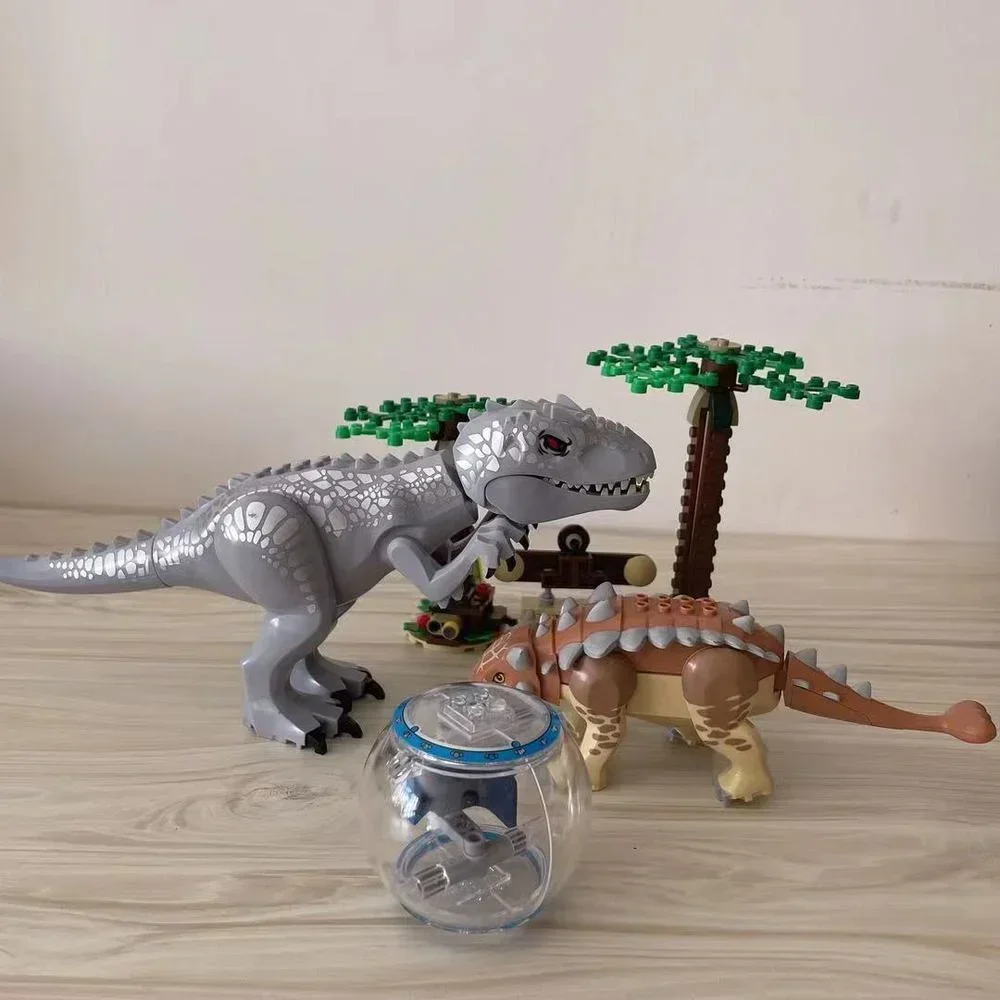 New Jurassic World Dinosaur Set 11580 10928 11337 10925 TBuilding Blocks Brick Toys Gift for Children