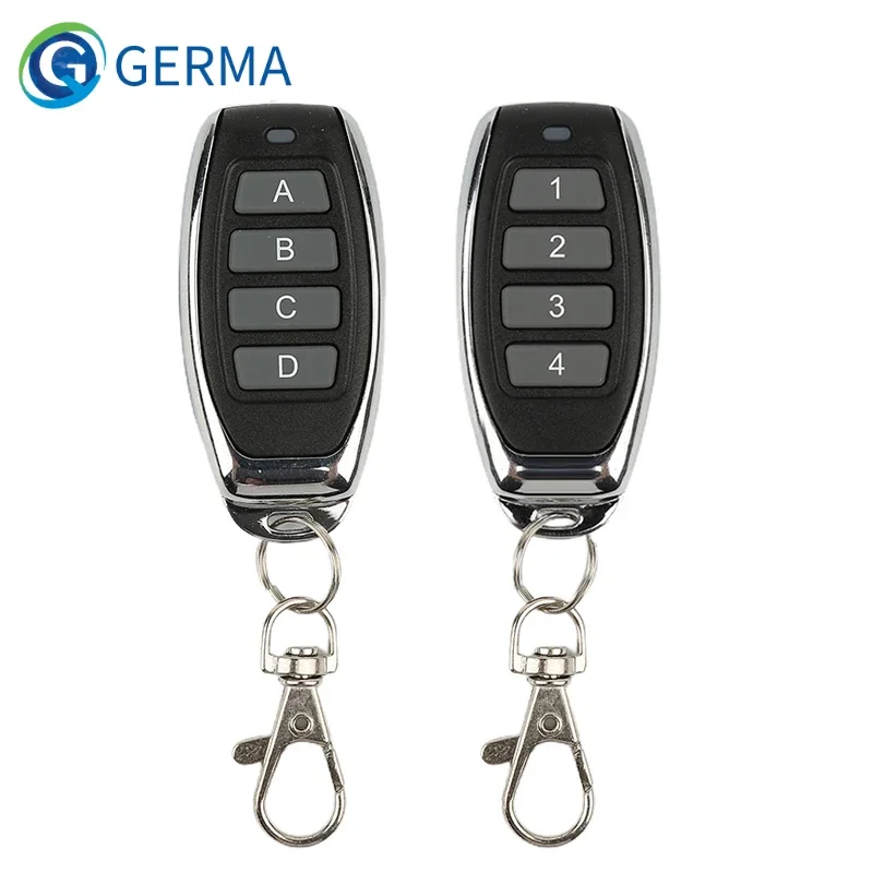 GERMA 433MHZ Clone Duplicator Key Fixed Learning Code Cloning Key Fob Distance Wireless Remote Control For Gate Garage Door