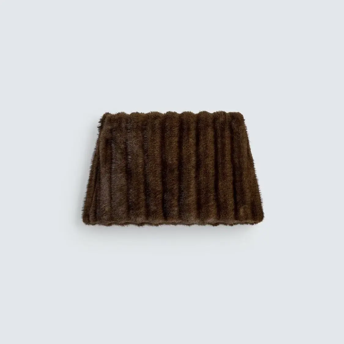 

Осень 2023, новая женская юбка из искусственного меха, совместная юбка, теплая уличная длинная юбка-свеч с круглым подолом, повседневная юбка