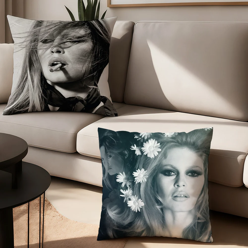 Model B-Brigitte B-Bardot cushion cover Anti-dustmite Sofa Cushion Decorative Office Cover Lounge Area Indoor & Outdoor Use