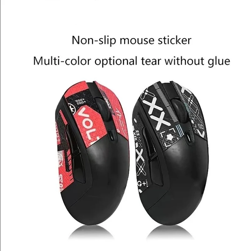 Stiker antiselip nyaman lembut untuk stiker penyerap keringat kulit kadal tikus cocok dengan Mouse Logitech G403 G603 G703