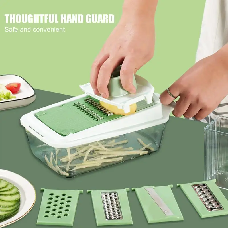 5-in-1 multi-function vegetable cutter Food Chopper Vegetable Easy use handle Slicer Dicer Cut Anti-slip base Home Kitchen Items