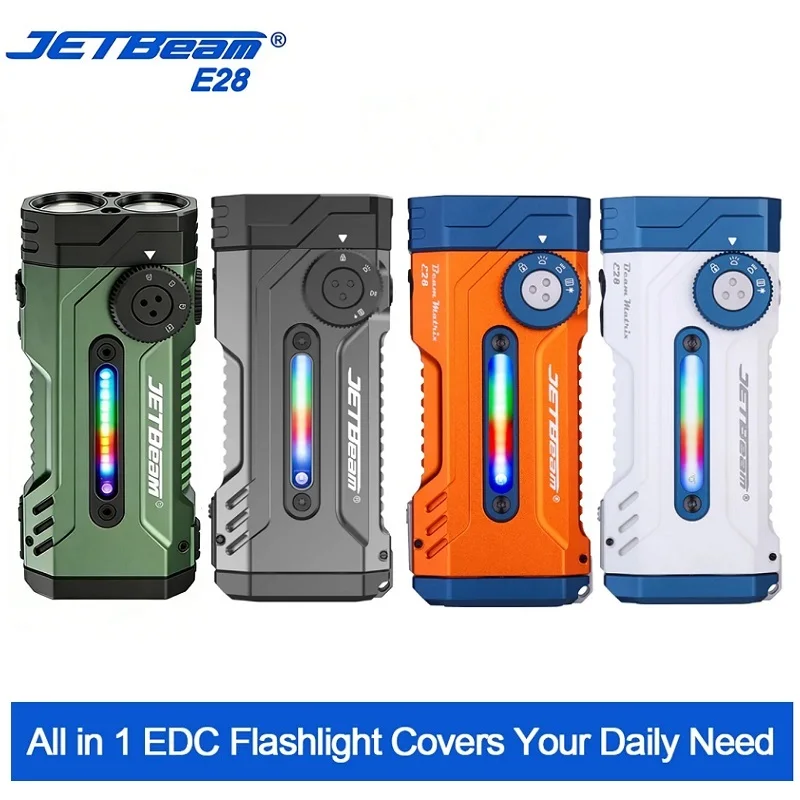 3300LMS Rechargeable Tactical EDC Flashlight All in 1 Bicycle Light with 2pcs 18650 Battery for Camping Self Defense Search