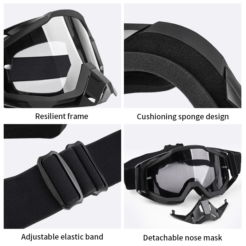 Winter Outdoor Sports Ski Goggles Snowboard Men Women Anti-UV Anti Frog Skiing Eyewear Windproof Motorcycle Riding Goggles